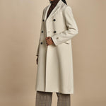 LONDRA2 cappotto doppiopetto panno lana cachemire LONDRA2 MILK massimo alba 