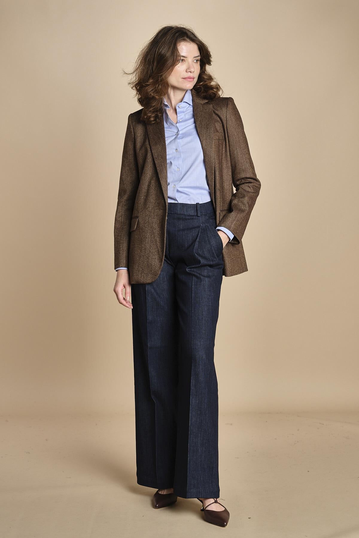 denim con pinces MAFALdA T 357170 15 quelledue 