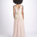 abito lungo con pizzo DOMENICA ROSE mes demoiselles 
