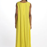 Abito lungo limone 1622 SAFFRON dusan 
