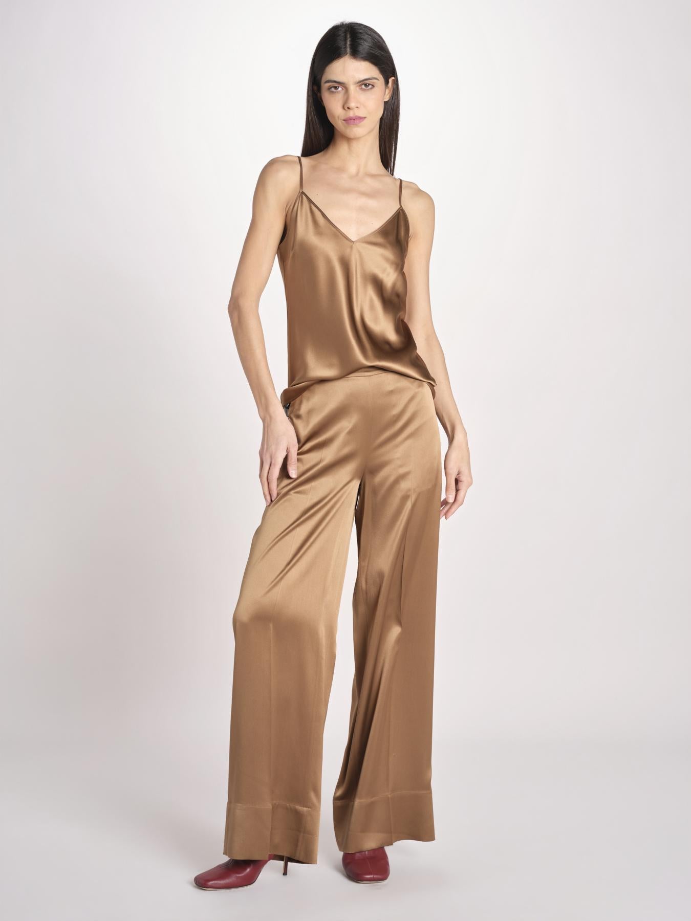 top in seta JF009634 CINNAMON 0605 joseph 