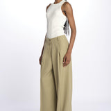 Pantalone over fluido 7207 29011 700 pomandère 