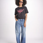 t-shirt con cuore e ali JWTS02856 BLACK 011 zadig & voltaire 