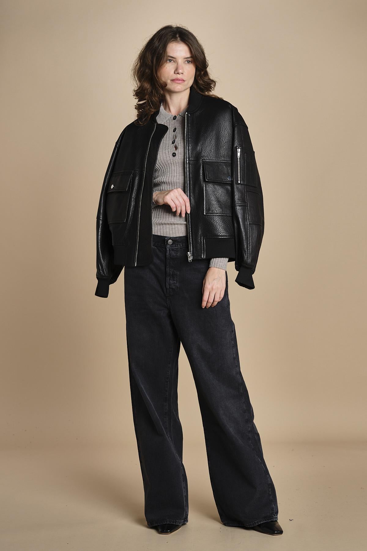 polo a costine CADEE KNIT BLOUSE LIGHT TAUBE herskind 