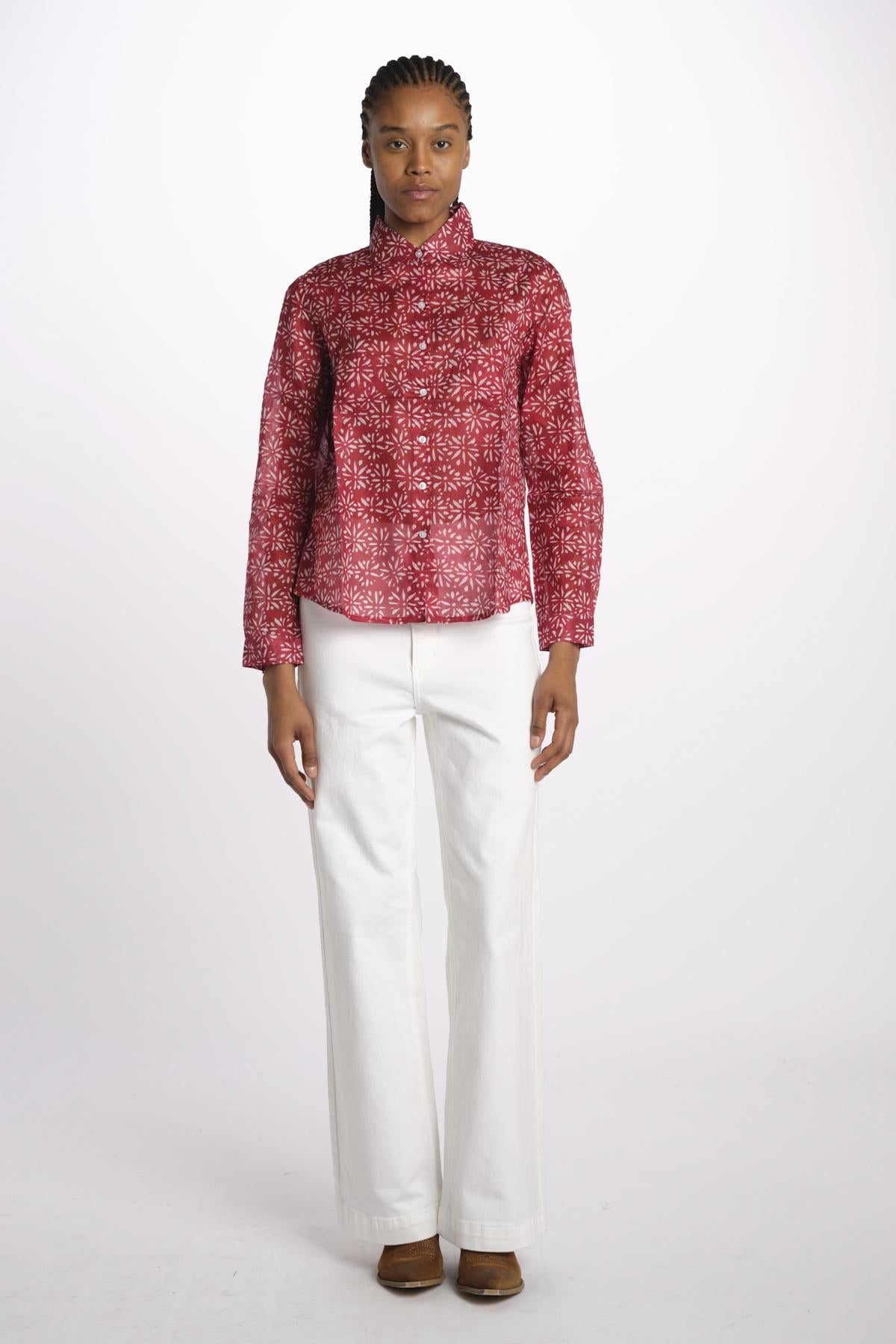 Camicia FLEUR SX7522 526S terre rouge 