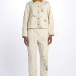 giacca workwear con ricami 179535 U111 scotch&soda 