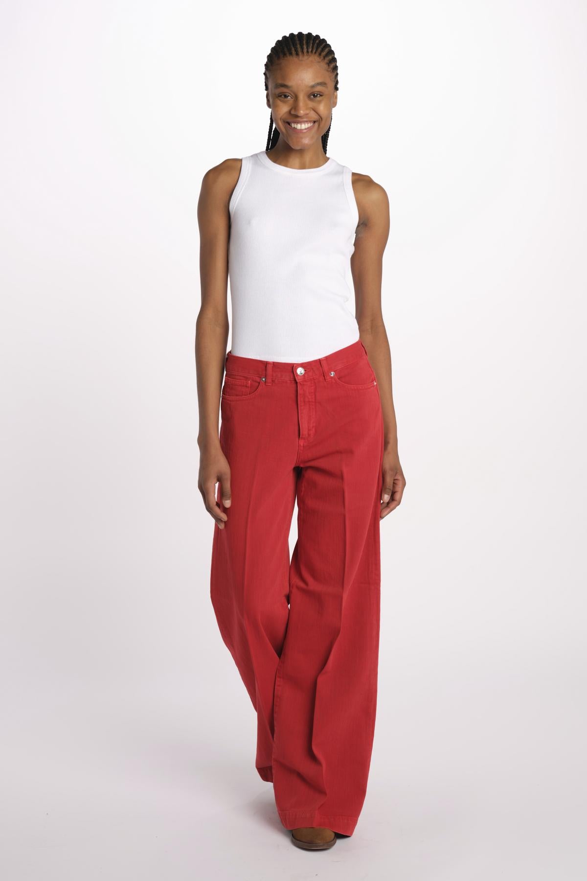 Denim NADIA colorato NADIA NA120 H44 ROSSO nine in the morning 