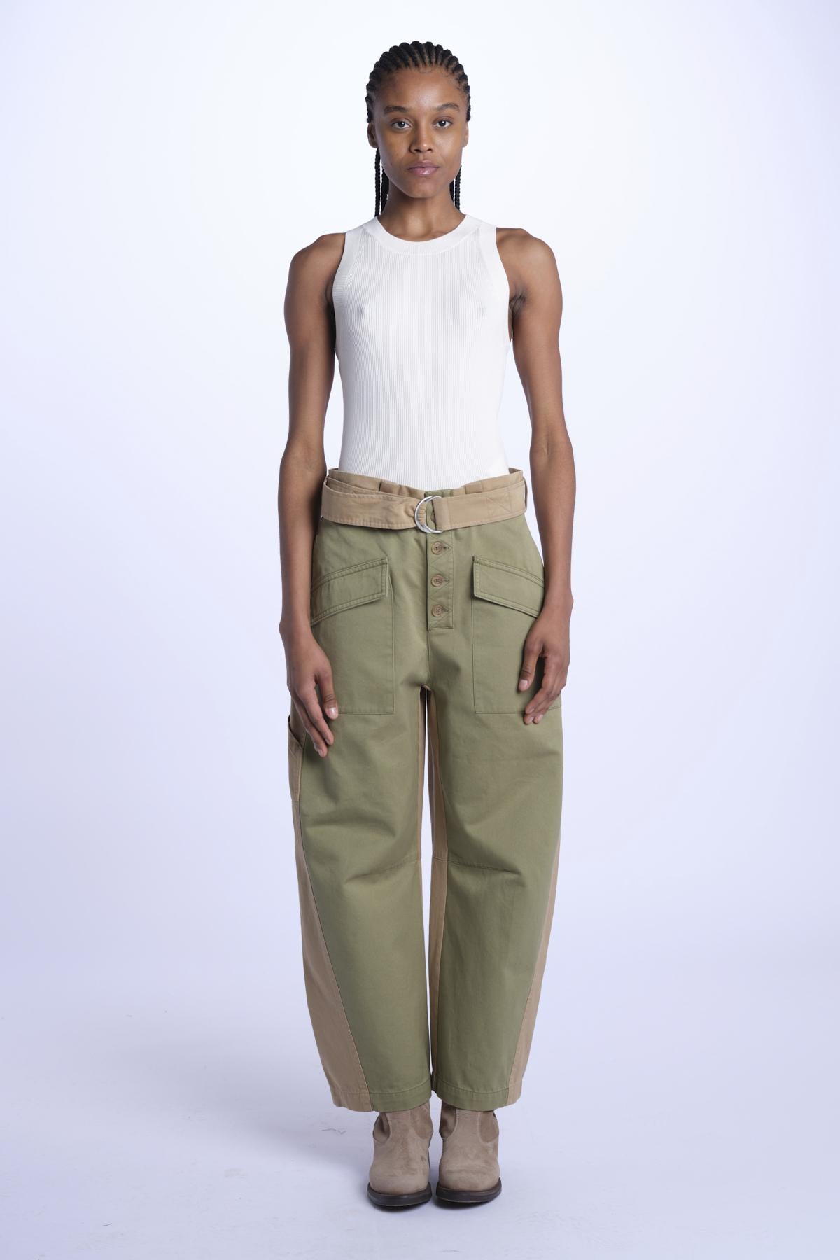 Pantaloni CAROLINA bicolore 079 CHINO sea ny 
