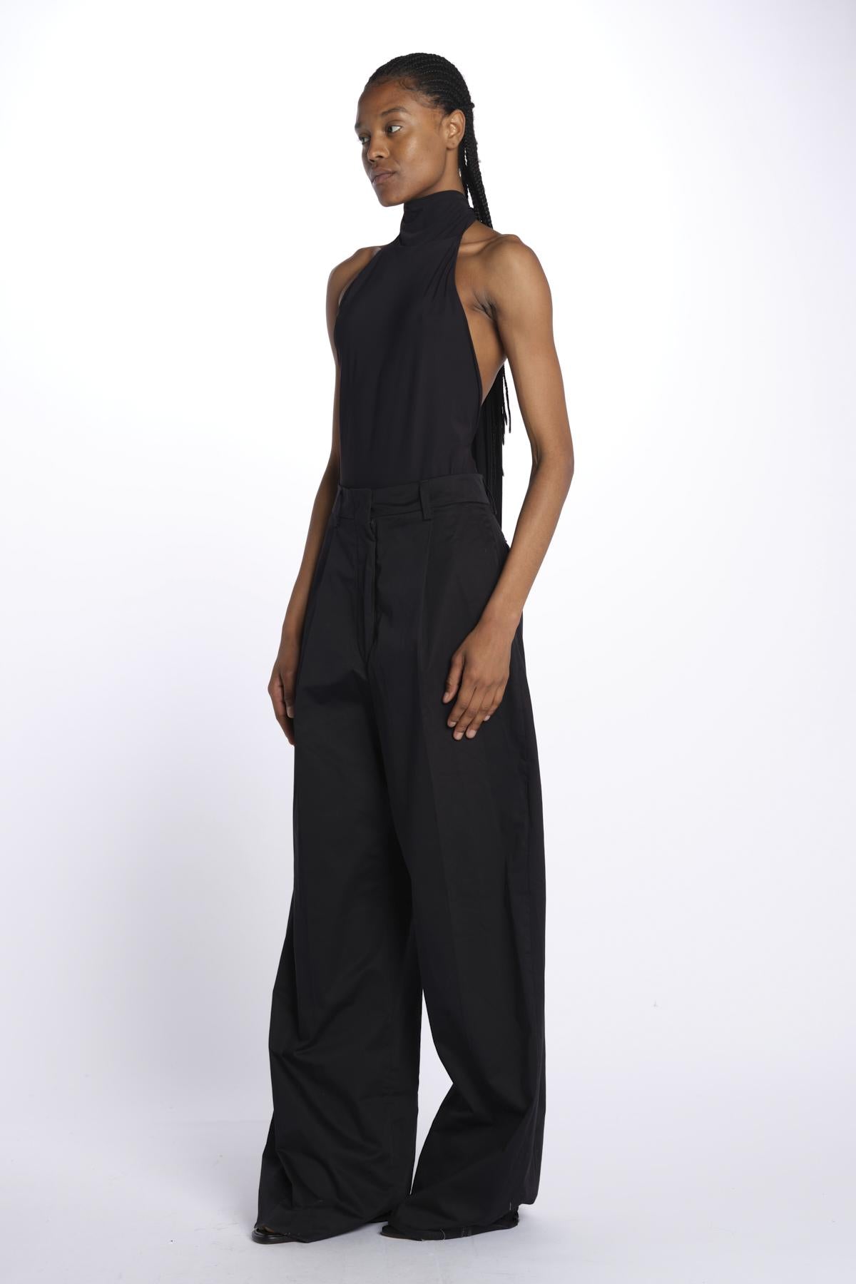 HOLLY body collo alto con fiocco HOLLY DEEP BLACK amazuìn 