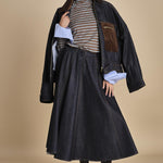 CARLO BOMBER giubbotto in denim MJD507_mr0710 BLUE JEANS WBK jejia 