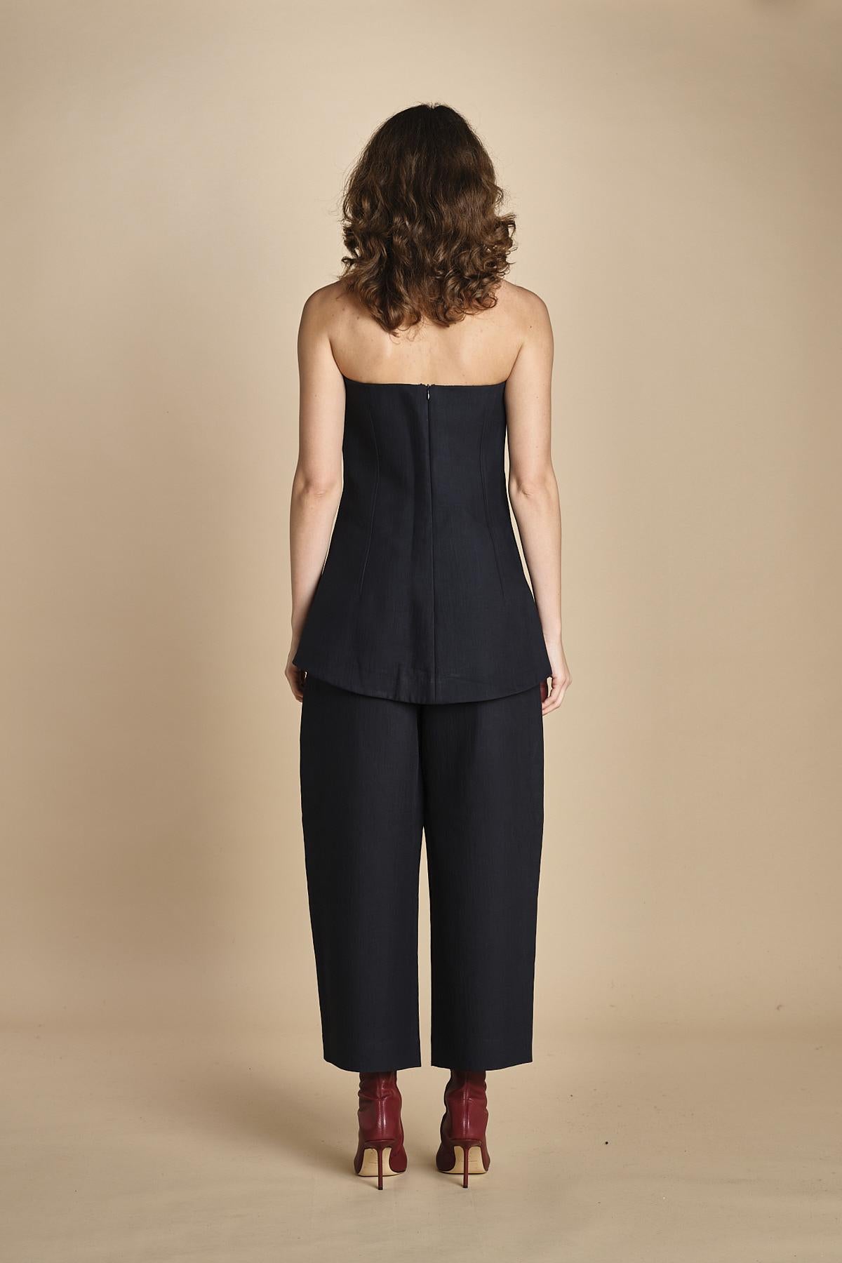 top double ARLES SNW DARKEST NAVY studio nicholson 