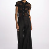 Camicia m/c chiffon G082 5586 9000 n21 