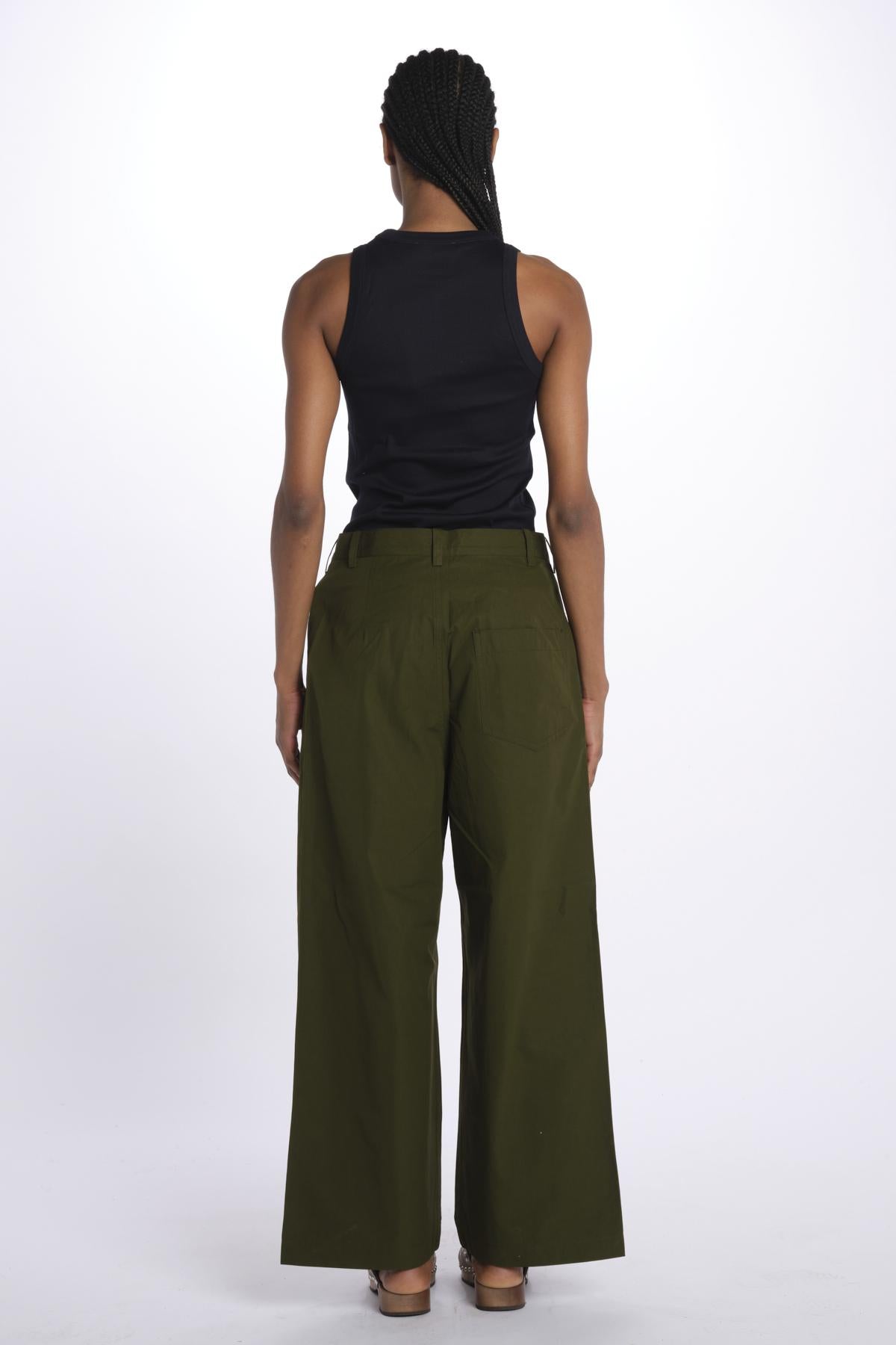Pantalone over con pences PASADENA SEAWEED sofie d'hoore 