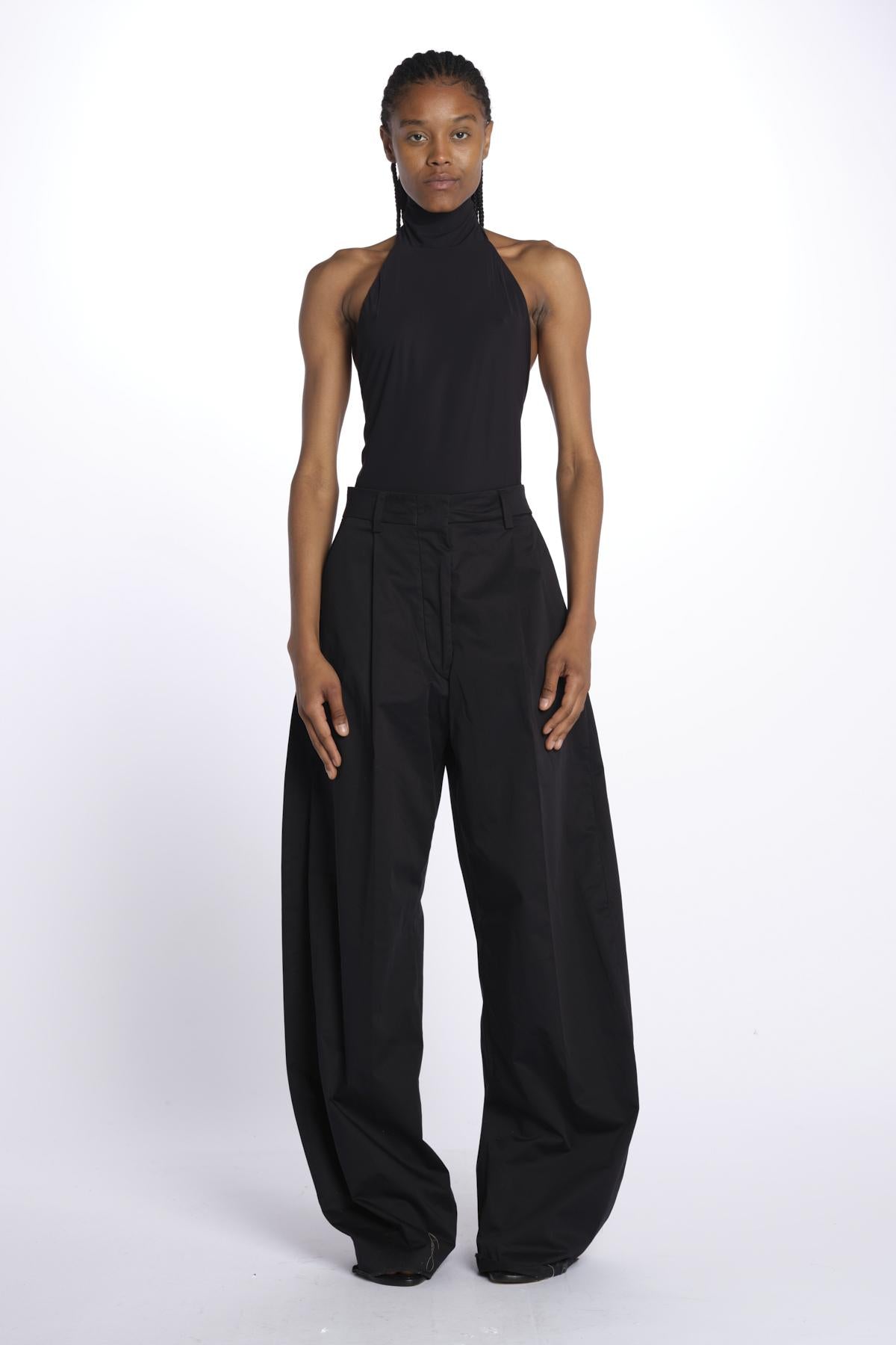 HOLLY body collo alto con fiocco HOLLY DEEP BLACK amazuìn 