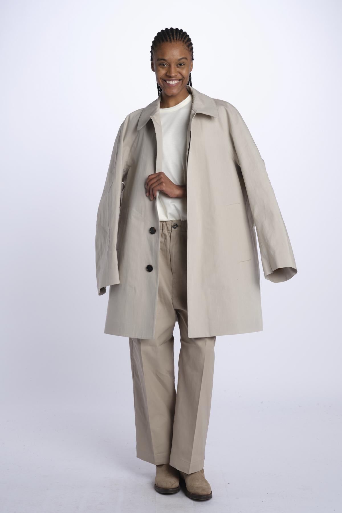 Pantalone elastico con pences PASS STONE sofie d'hoore 