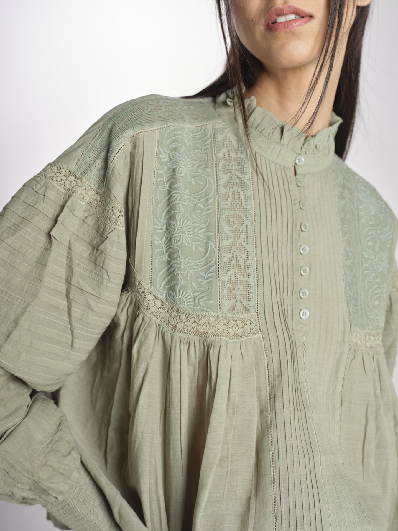 Camicia con ricami nervature DAHALIA 2HVA27-V09771 AMANDE vanessa bruno 