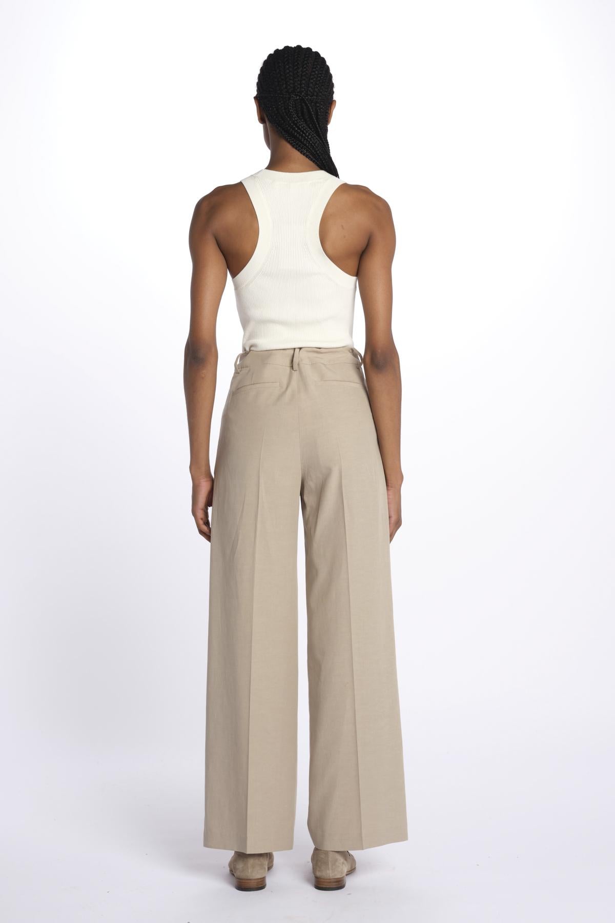Pantaloni con pences 252-2603 6204 vis a vis 