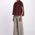 Camicia CORY m/c voille CORY BORDEAUX vanessa bruno 