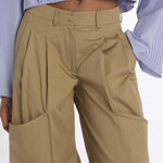 Pantalone  con tasconi RYAN PANT KHAKI jejia 