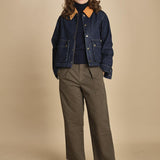 giubbino in denim. J423B912 MIDNIGHT RINSE MIDRI the GREAT 