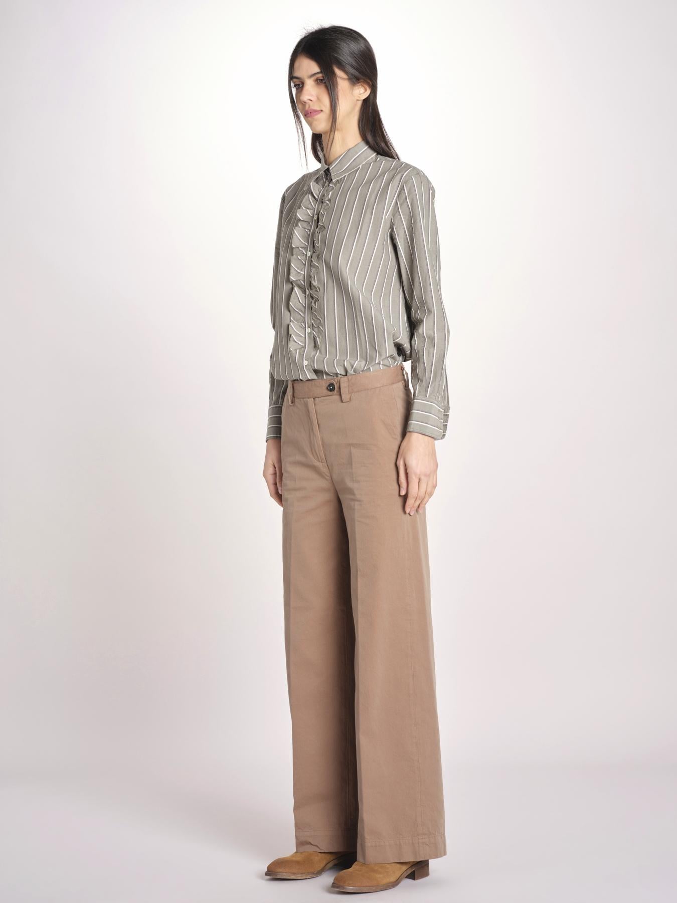 pantalone solaro P29D0LAMIA coffee massimo alba 