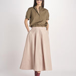 gonna a ruota in nylon 5N23 01047 BEIGE aspesi 