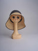 CAPELINE cappello in paglia bicolor