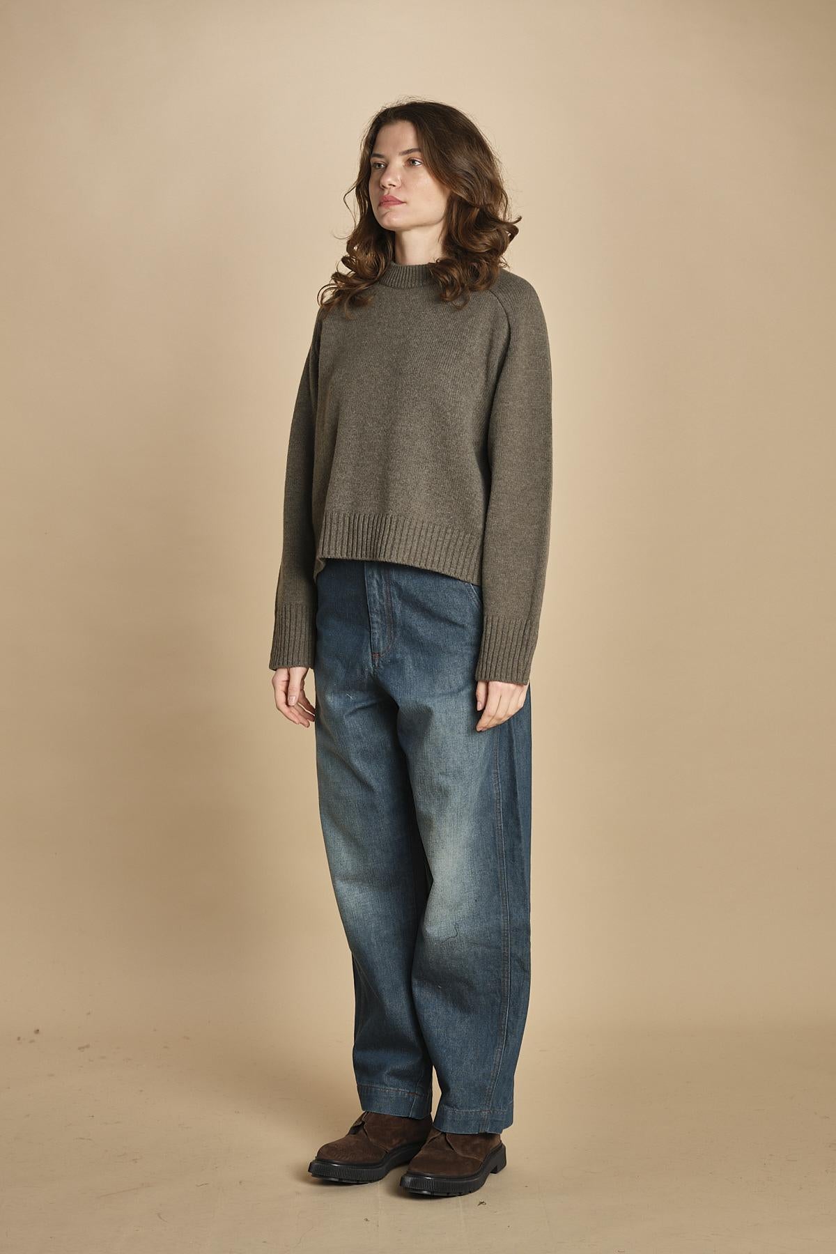 girocollo over. PUL0079 GRI2125W soeur 