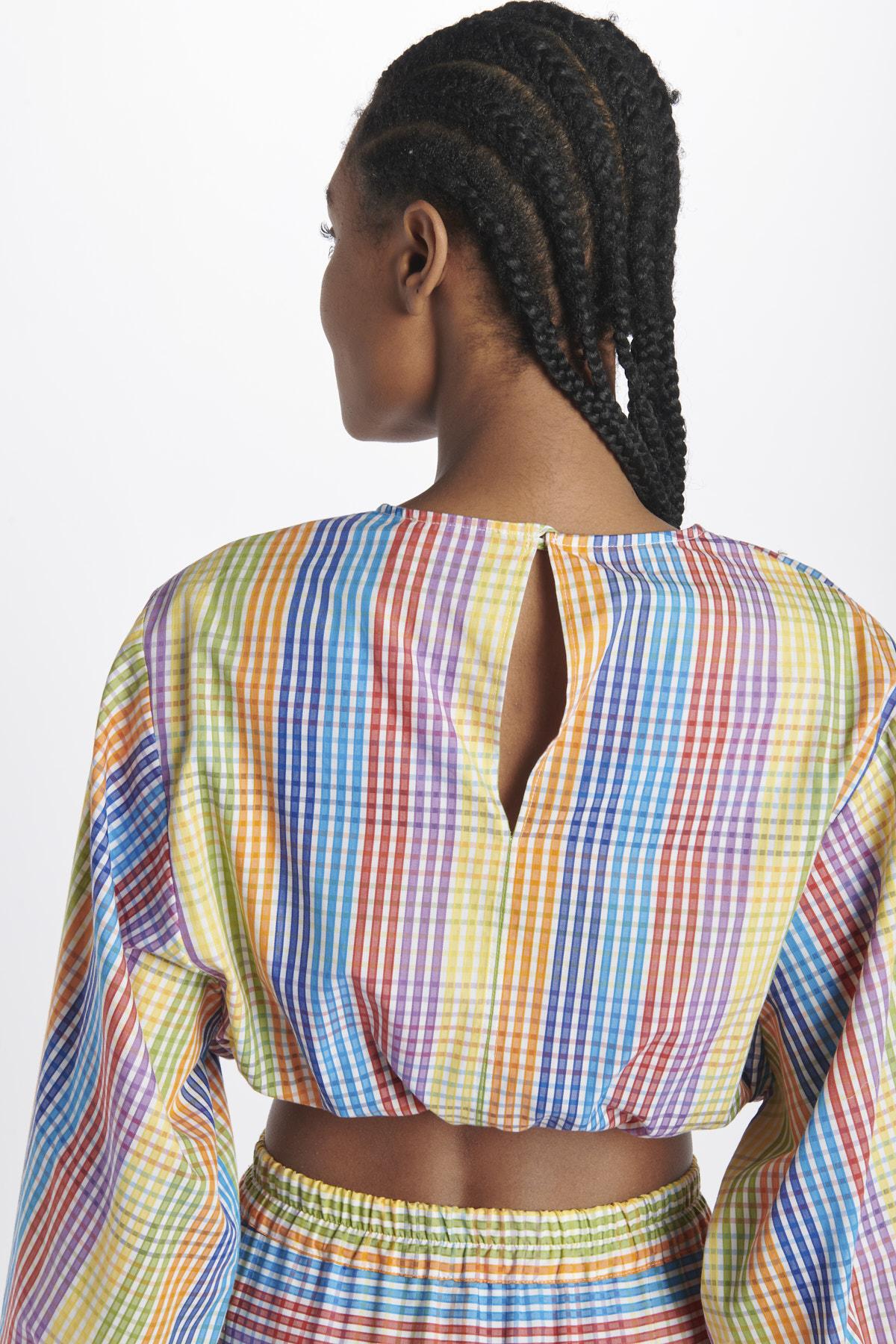 Top corto M/L MOD14 BIANCO MULTI milaura 