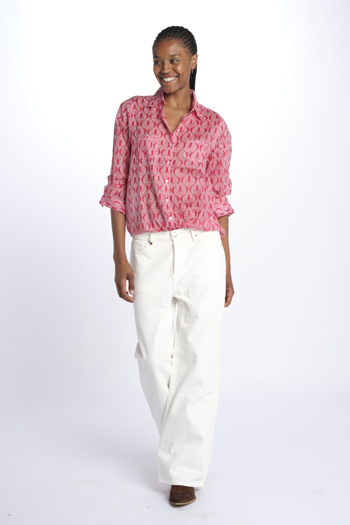Camicia FLEUR SX7522 5G16 terre rouge 