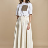 pantalone over in velluto BIRKIN MJD228_ATEX40 J0236 CREAM jejia 