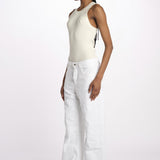 Denim ZELDA combo cropped ZELDA IVORY true avenue 