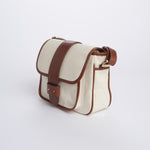 Tracolla canvas pelle SAC A RABAT IVOIRE002 vanessa bruno 