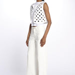 Gilet NEW GITA con specchietti NEW GITA WHITE laurence bras 