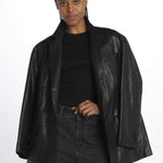 Giacca in pelle MARAT 2515441031600 001NERO weekend maxmara 