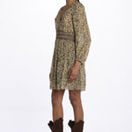 Mini abito punto croce CAMELIA ECRU ba&sh 