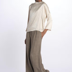 2311 pantalone spigato 2311 KHAKI dusan 