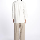 Camicia collo guru con tasca BELGRADE OFFWHITE sofie d'hoore 