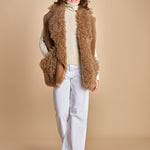 021 gilet montone 25021-302 MASTICE milaura 