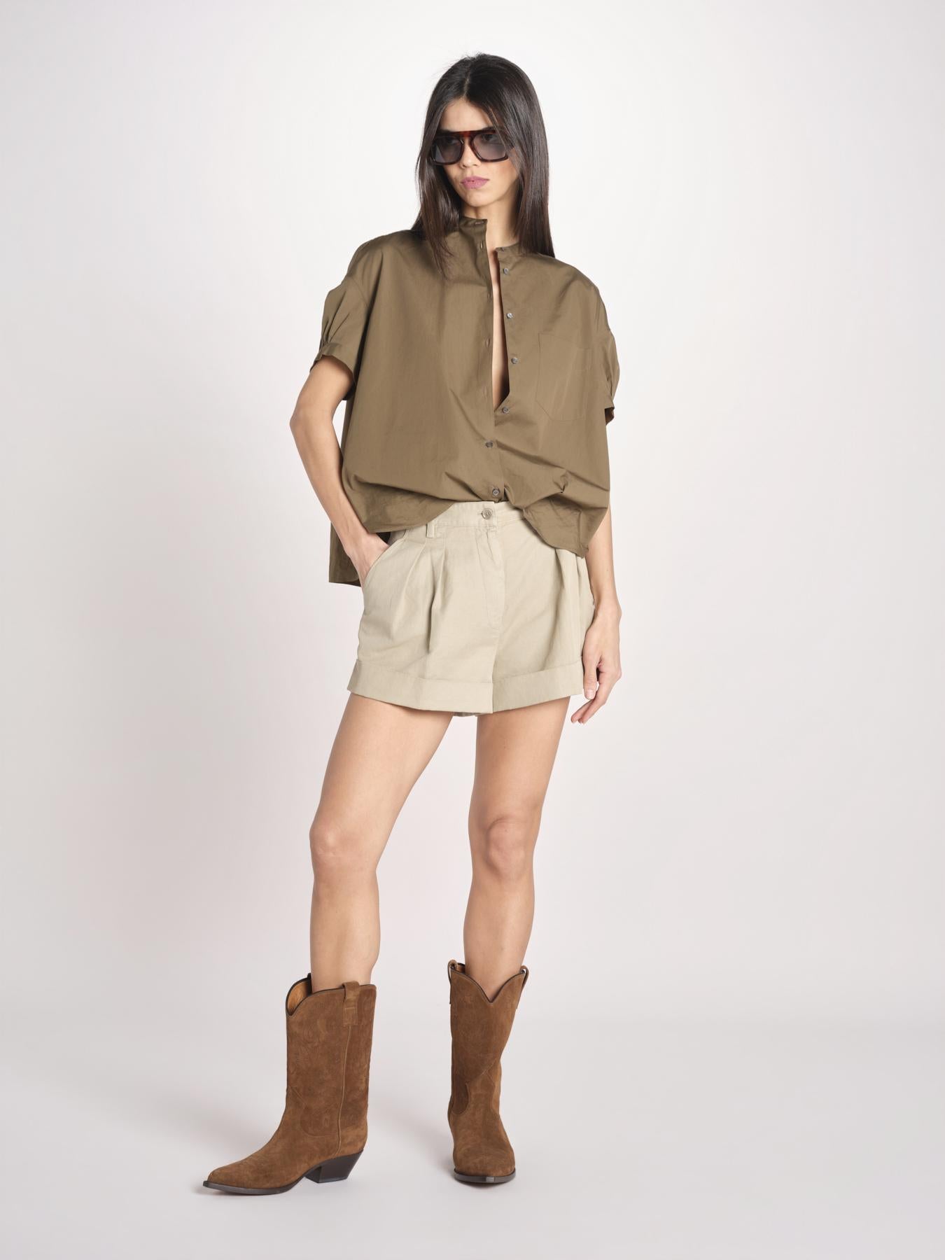 bermuda con risvolto 0222 85047 BEIGE aspesi 