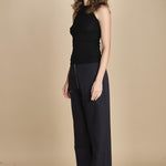 top americano a costine in lana merino LAU28 E14035 milaura 