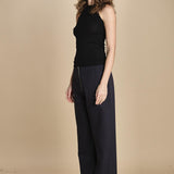 top americano a costine in lana merino LAU28 E14035 milaura 
