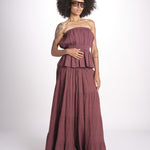top con elastico PHOEBE WINE christianzen 