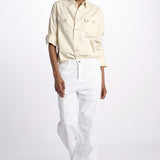 Denim ZELDA combo cropped ZELDA IVORY true avenue 