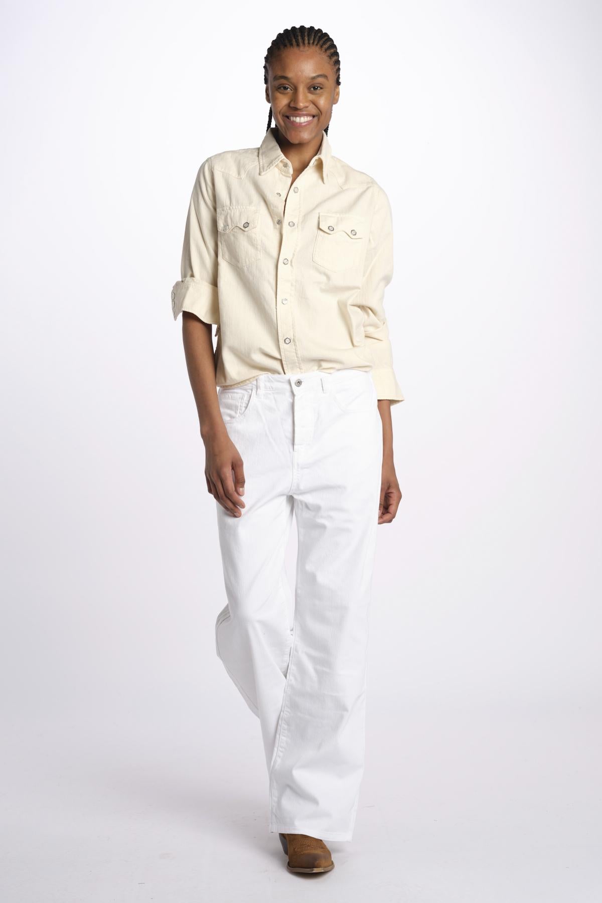 Denim ZELDA combo cropped ZELDA IVORY true avenue 