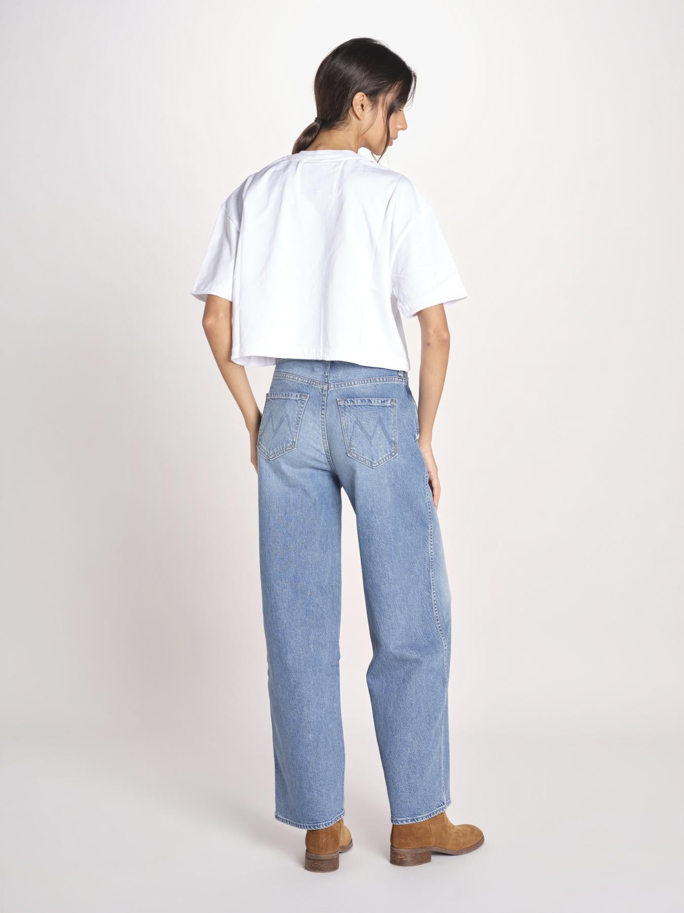 t-shirt over doppio colletto FAN T1817_PS26 010 WHITE bellerose 