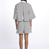 Giacca BABY WORK BLAZER jersey righe 10316 105 JERSEY BLUE STRIPES 19 jejia 