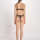 reggiseno in pizzo con ferro ROMEO L2421256 BLACK 900 love stories 