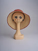 CAPELINE cappello in paglia bicolor