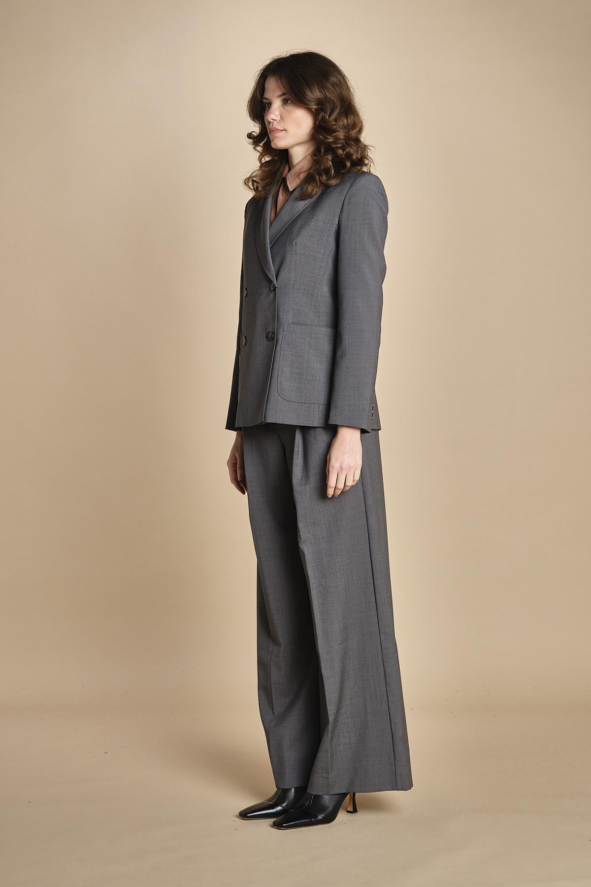 doppiopetto tela lana ORNATI 2525046012600 GRIGIO weekend maxmara 